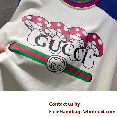 Gucci mushroom print jersey T-shirt 753307 2023