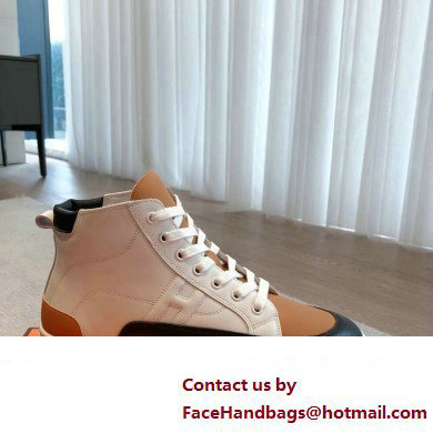 Hermes District High-top Women/Men Sneakers 01 2023