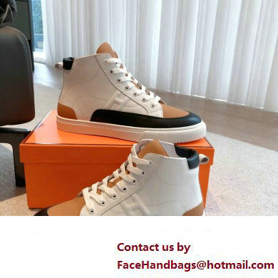 Hermes District High-top Women/Men Sneakers 01 2023