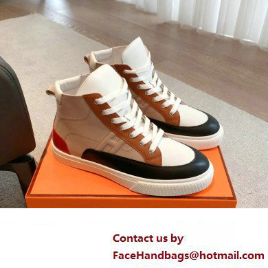 Hermes District High-top Women/Men Sneakers 03 2023