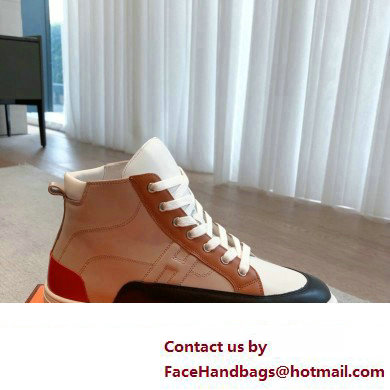 Hermes District High-top Women/Men Sneakers 03 2023