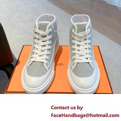 Hermes Get Up High-top Women/Men Sneakers 04 2023