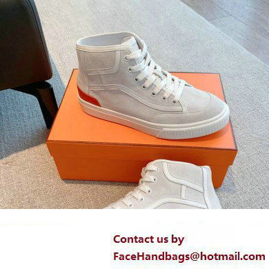 Hermes Get Up High-top Women/Men Sneakers 06 2023