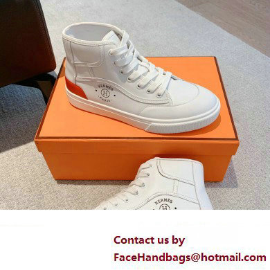 Hermes Get Up High-top Women/Men Sneakers 07 2023