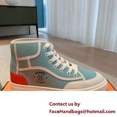 Hermes Get Up High-top Women/Men Sneakers 09 2023