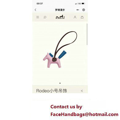 Hermes Le Pegase Rodeo Horse Charm 02 2023