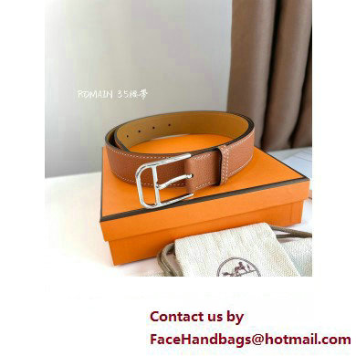 Hermes Romain 35 belt 02 2023