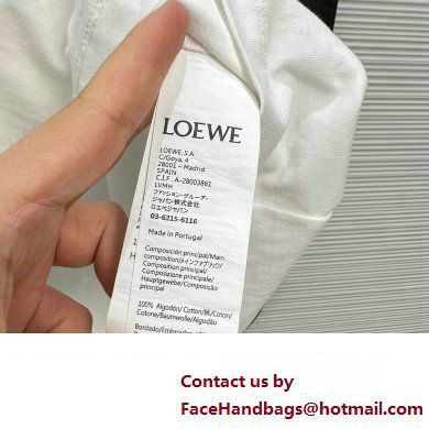 LOEWE bubble T-shirt in cotton WHITE 2023