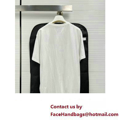 LOEWE bubble T-shirt in cotton WHITE 2023