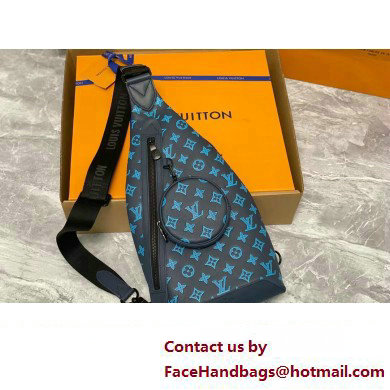 LOUIS VUITTON Duo Slingbag M46562 BLUE 2023