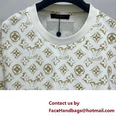 LOUIS VUITTON Monogram Cotton T-Shirt 1ABJEA 2023