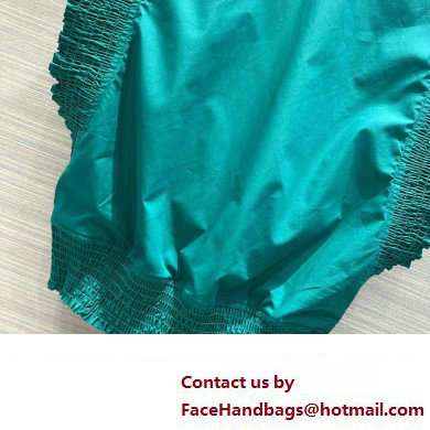 LOUIS VUITTON RUFFLE TRIM TOP GREEN 2023