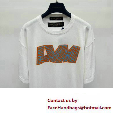 LOUIS VUITTON Short-Sleeved Cotton Crewneck 2023