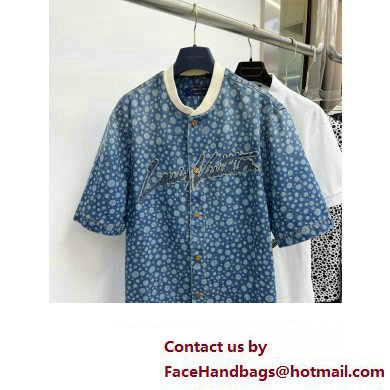 LV x YK Infinity Dots Denim Shirt 1AB605 2023