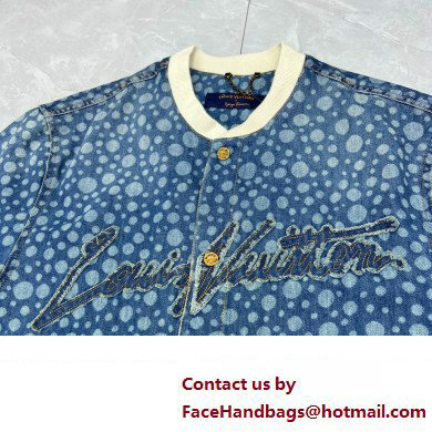 LV x YK Infinity Dots Denim Shirt 1AB605 2023