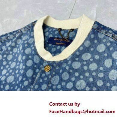 LV x YK Infinity Dots Denim Shirt 1AB605 2023