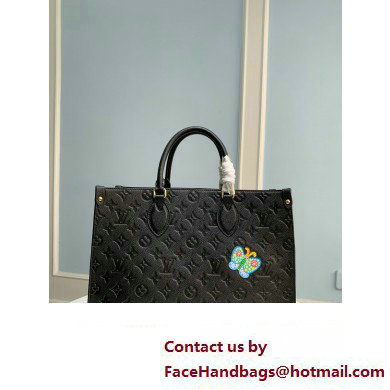 LV x YK OnTheGo MM TOTE BAG M46416 BLACK 2023