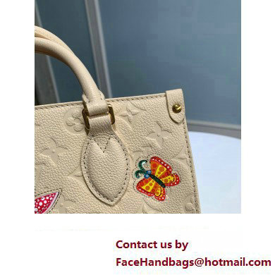 LV x YK OnTheGo PM TOTE BAG M21732 white 2023