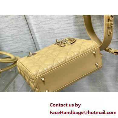 Lady Dior Small Bag in Cannage Lambskin beige 2023