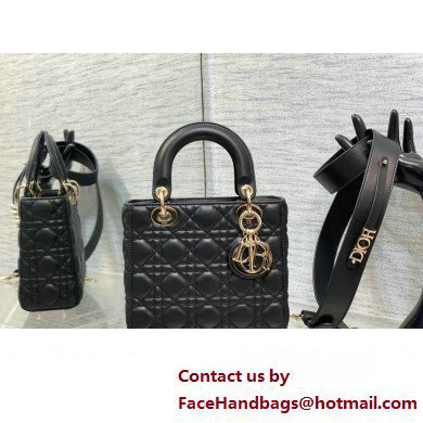 Lady Dior Small Bag in Cannage Lambskin black 2023