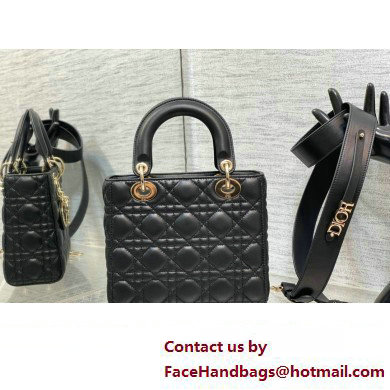 Lady Dior Small Bag in Cannage Lambskin black 2023