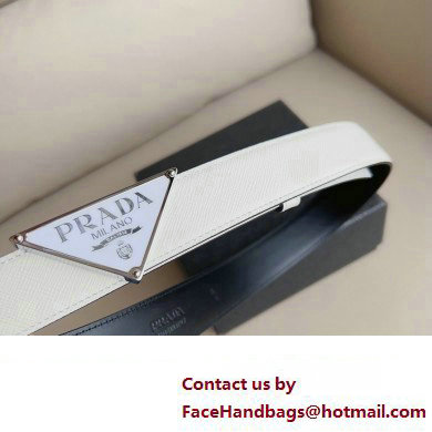 Prada Width 3cm Saffiano leather belt 05 2023