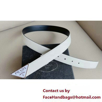 Prada Width 3cm Saffiano leather belt 05 2023