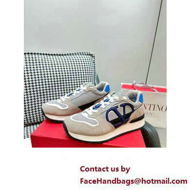 Valentino Vlogo Pace low-top Women/Men sneakers in split leather, fabric and calfskin 01 2023