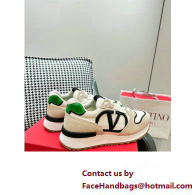 Valentino Vlogo Pace low-top Women/Men sneakers in split leather, fabric and calfskin 02 2023