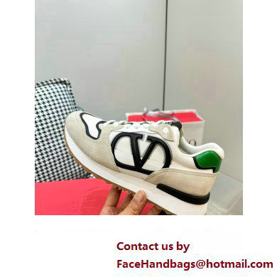 Valentino Vlogo Pace low-top Women/Men sneakers in split leather, fabric and calfskin 02 2023