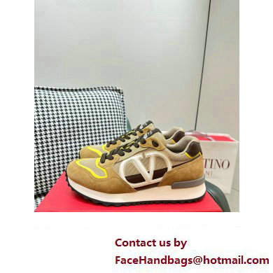 Valentino Vlogo Pace low-top Women/Men sneakers in split leather, fabric and calfskin 03 2023