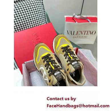 Valentino Vlogo Pace low-top Women/Men sneakers in split leather, fabric and calfskin 03 2023