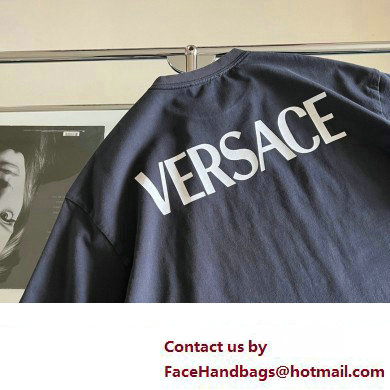 Versace Goddess Oversized T-Shirt black 2023