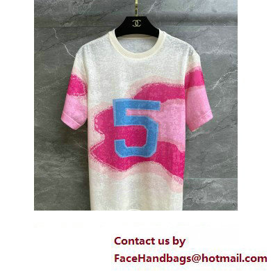 chanel NO.5 multicolor T-shirt 2023