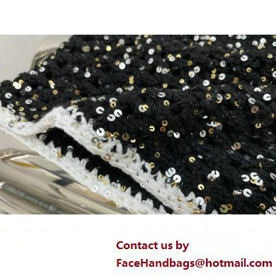 chanel black sequins vest 2023