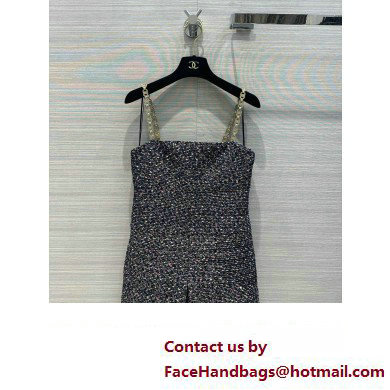 chanel multicolor tweed dress 2023