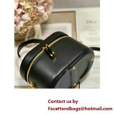 dior black calfskin Small CD Signature Vanity Case 2023