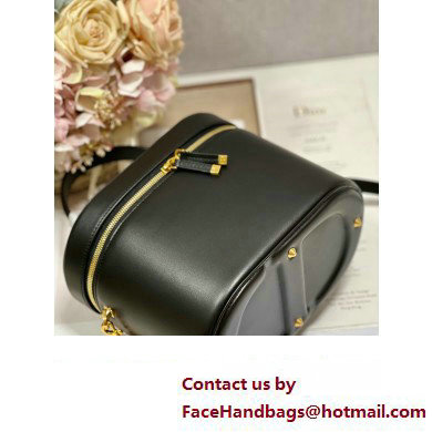 dior black calfskin large CD Signature Vanity Case 2023