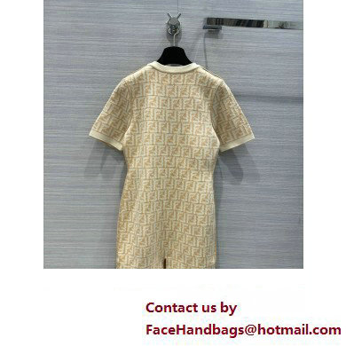 fendi beige knit dress 2023