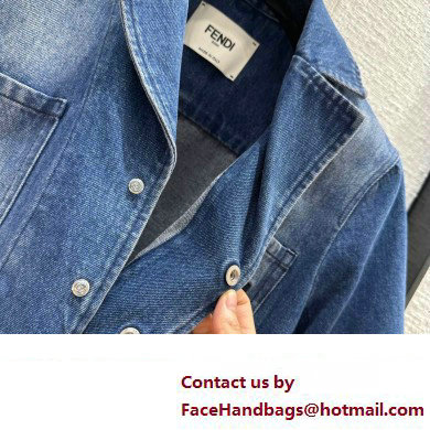 fendi blue denim shirt 2023