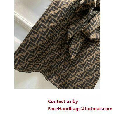 fendi brown twill dress 2023