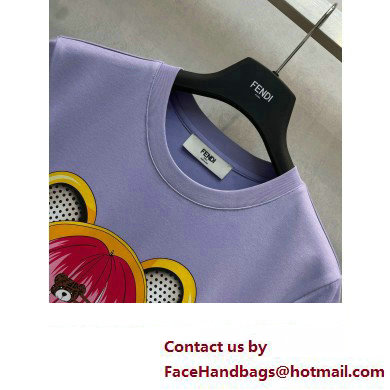 fendi purple t-shirt 2023