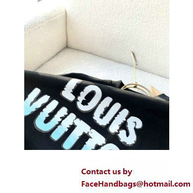 louis vuitton Embroidered Beads Cotton T-Shirt BLACK 2023