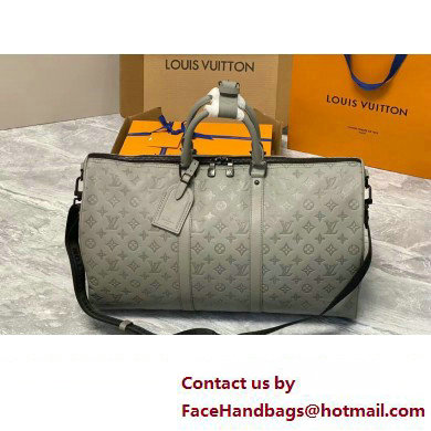 louis vuitton Keepall Bandouliere 50 M46117 GRAY 2023