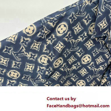 louis vuitton Monogram Silk Short-Sleeved Shirt 2023