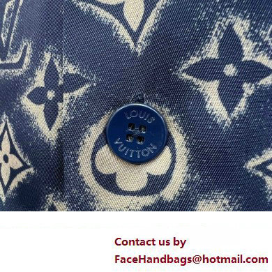 louis vuitton Monogram Silk Short-Sleeved Shirt 2023