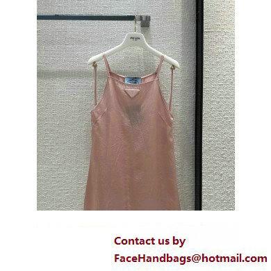prada Satin mini-dress pink 2023