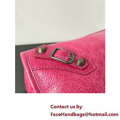 Balenciaga Classic City Large Handbag in Arena Lambskin Fuchsia