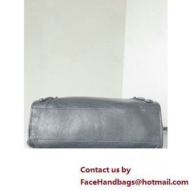 Balenciaga Classic City Large Handbag in Arena Lambskin Gray