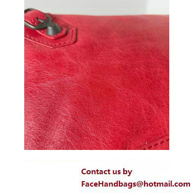 Balenciaga Classic City Large Handbag in Arena Lambskin Red